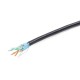 Gembird CAT5e FTP 305m cable de red Negro F/UTP (FTP)